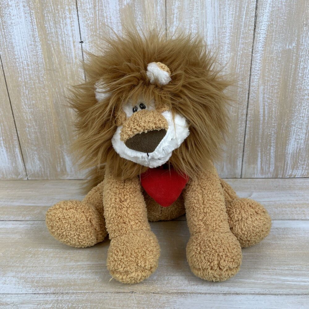 Gund King Of Hearts Sitting Lion Plush 16” Tall Large #14307
